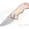 Zero Tolerance 0022CU FSS Stonewashed 20CV Copper Limited Run Titanium Flipper