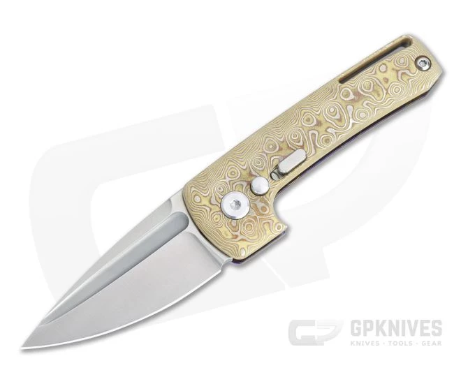 D Rocket Design Harlock Two Faced Automatic Satin M390 Mokume Timascus Folder 0073 1 D Rocket Design Harlock Two Faced Automatic Satin M390 Mokume Timascus Folder 0073