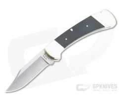 Buck Legacy 112 Ranger Vintage Tribute 440C Black Micarta Lock Back Folding Knife 0112BKSLE1