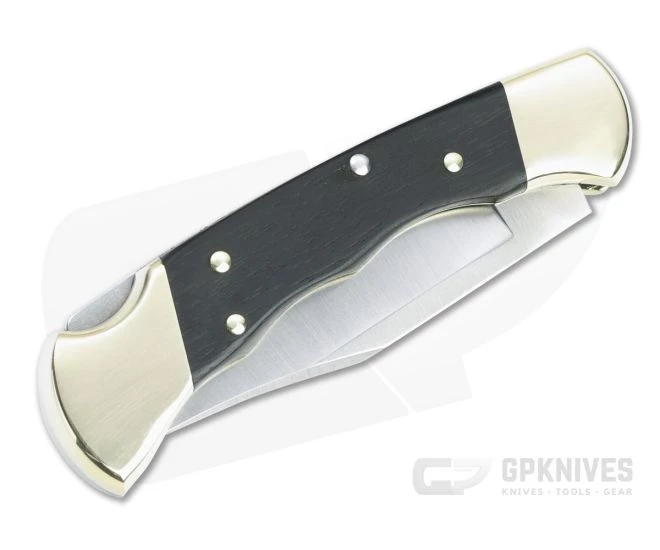 Buck 112 Ranger LTD 50th Anniversary Genuine Ebony Finger Groove Handle Lock Back Folding Knife 0112BRS3FG 2 Buck 112 Ranger LTD 50th Anniversary Genuine Ebony Finger Groove Handle Lock Back Folding Knife 0112BRS3FG - Image 2