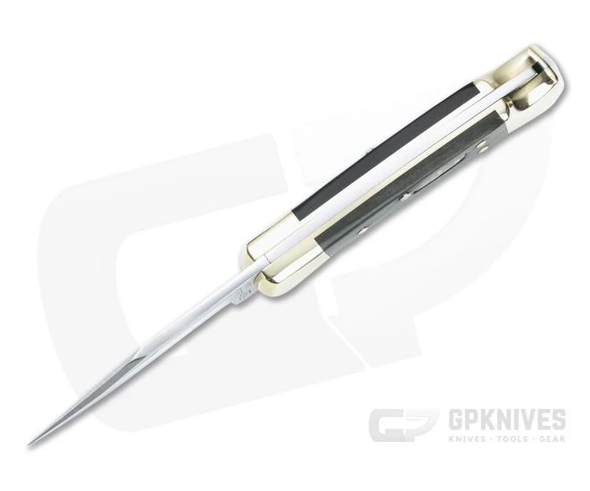 Buck 112 Ranger LTD 50th Anniversary Genuine Ebony Finger Groove Handle Lock Back Folding Knife 0112BRS3FG 3 Buck 112 Ranger LTD 50th Anniversary Genuine Ebony Finger Groove Handle Lock Back Folding Knife 0112BRS3FG - Image 3