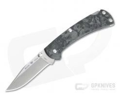 Buck 112 Slim Pro Limited Edition Marbled Carbon Fiber S30V Lock Back Folder 0112CFS2