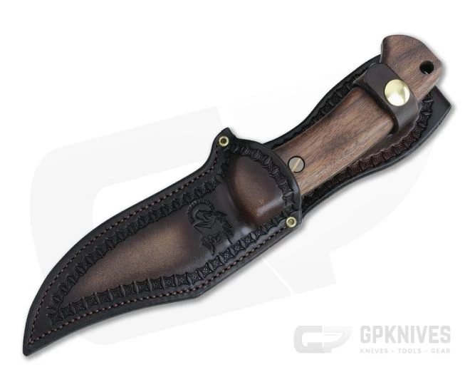 Hinderer Ranch Bowie Vintage Series Walnut Parkarized O1 Fixed Blade 0717 2 Hinderer Ranch Bowie Vintage Series Walnut Parkarized O1 Fixed Blade 0717 - Image 2