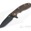 Hinderer XM-18 3" Vintage Series GEN 6 Parkerized O1 Spear Point Textured Walnut Battle Green Tri-Way Pivot Flipper 0767