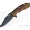 Hinderer XM-18 3.5" Vintage Series Parkerized O1 Bowie Textured Walnut Battle Green Tri-Way Pivot Flipper 0789