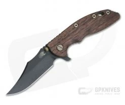 Hinderer XM-18 3.5" Vintage Series Parkerized O1 Bowie Smooth Walnut Battle Green Tri-Way Pivot Flipper 0790