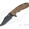 Hinderer XM-18 3.5" Vintage Series Parkerized O1 Bowie Smooth Walnut Battle Green Tri-Way Pivot Flipper 0794