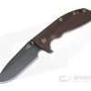 Hinderer XM-24 4" Vintage Series Parkerized O1 Spear Point Textured Walnut Battle Green Tri-Way Pivot Flipper 0814