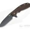 Hinderer XM-24 4" Vintage Series Parkerized O1 Spear Point Textured Walnut Battle Green Tri-Way Pivot Flipper 0815