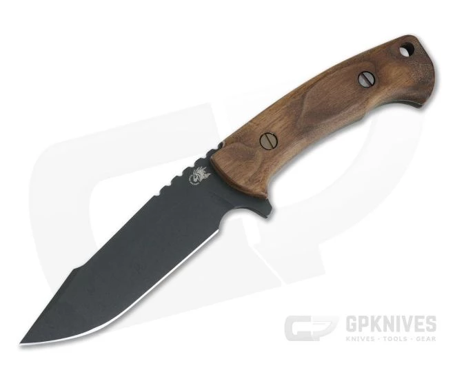 Hinderer Ranch Harpoon Spanto Vintage Series Walnut Parkarized O1 Fixed Blade 0817 1 Hinderer Ranch Harpoon Spanto Vintage Series Walnut Parkarized O1 Fixed Blade 0817