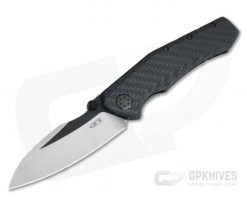 Zero Tolerance 0850CF Sprint Black Carbon Fiber Two-Tone DLC 20CV Folder
