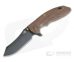 Hinderer XM-18 3.5" Vintage Series Parkerized O1 Skinner Textured Walnut Battle Green Tri-Way Pivot Flipper 0861
