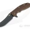 Hinderer XM-18 3.5" Vintage Series Parkerized O1 Skinner Smooth Walnut Battle Green Tri-Way Pivot Flipper 0877