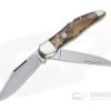 Boker Solingen Folding Hunter Two-Blade Buckskin Bone Back Lock Folder 112021BK