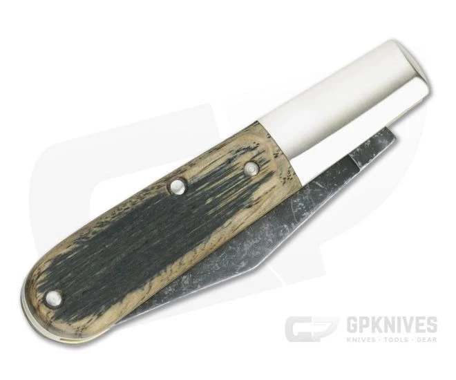 Boker Solingen Barlow Castle Burg Limited Ancient Oak Acid Washed O1 Slip Joint 113941 2 Boker Solingen Barlow Castle Burg Limited Ancient Oak Acid Washed O1 Slip Joint 113941 - Image 2