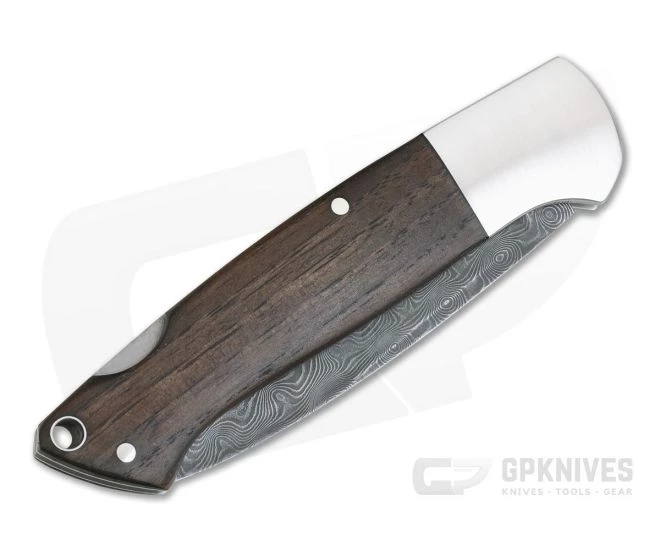 Boker Solingen Davis 150th Anniversary Steam Engine Damascus Chestnut Wood 115624DAM 2 Boker Solingen Davis 150th Anniversary Steam Engine Damascus Chestnut Wood 115624DAM - Image 2