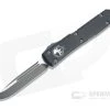 Microtech Ultratech S/E BLADE Show 2022 Special DLC Drop Point Black OTF Automatic Knife 121-1DLCTBS