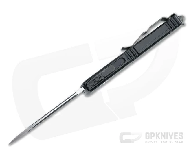 Microtech Ultratech S/E BLADE Show 2022 Special DLC Drop Point Black OTF Automatic Knife 121-1DLCTBS 3 Microtech Ultratech S/E BLADE Show 2022 Special DLC Drop Point Black OTF Automatic Knife 121-1DLCTBS - Image 3