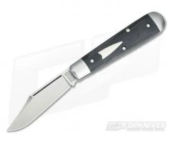 Tidioute Cutlery #14 Clip Blade SFO Lick Creek Boys Knife Black Canvas Micarta