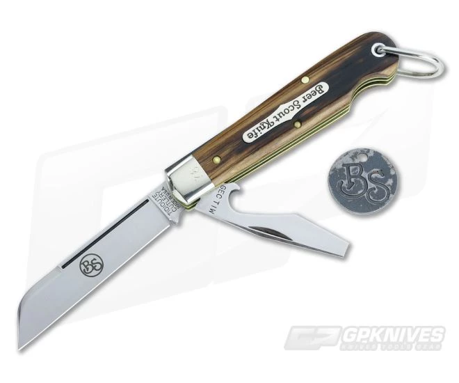 Tidioute Cutlery #15 Beer Scout Charred Barrel Oak Serialized 1 Tidioute Cutlery #15 Beer Scout Charred Barrel Oak Serialized