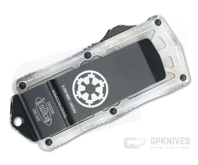 Microtech Exocet D/E Sandtrooper Camo Double Edge CA Legal OTF Automatic 157-1SA 2 Microtech Exocet D/E Sandtrooper Camo Double Edge CA Legal OTF Automatic 157-1SA - Image 2