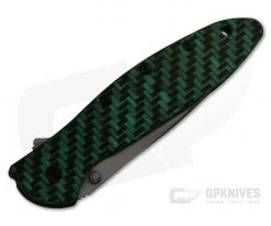 Kershaw Knives Leek Glow In The Dark GITD Carbon Fiber Stonewashed CPM-154 1660GLCF -Limited Edition Knives Sales 2022 1660glcf 4