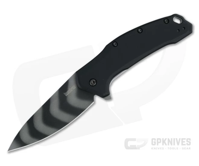 Kershaw Link Tiger Stripe 420HC Black SpeedSafe Assisted Flipper 1776TS 1 Kershaw Link Tiger Stripe 420HC Black SpeedSafe Assisted Flipper 1776TS