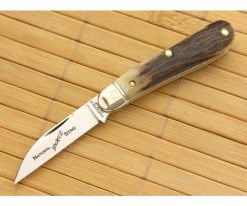 Limited Edition Knives Sales 2022 8 Northfield #18 Coyote Wharncliffe Natural Stag Serialized