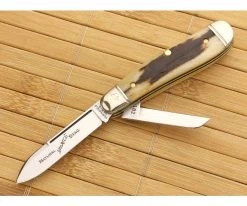 Northfield #18 Beagle 2-Blade Natural Stag Serialized