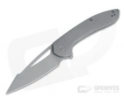 WE Knives Fornix Limited Gray Stonewashed Harpoon 20CV Titanium Frame Lock Flipper 2016A