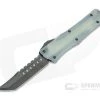 Microtech Combat Troodon Hellhound Shadow DLC Standard Jade G10 Top OTF Automatic Knife 219-1DLCTGTJGSH