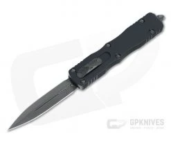 Microtech Dirac D/E Shadow DLC Standard Top Slide OTF Automatic Knife 225-1DLCTSH