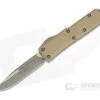 Microtech UTX-85 S/E Signature Bronze Apocalyptic M390 Tan G10 Top OTF Automatic Knife 231-13APGTTAS