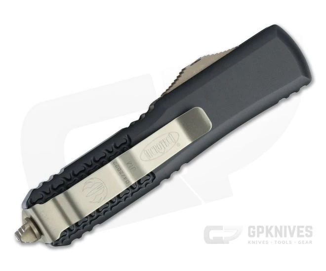 Microtech UTX-85 D/E Jedi Master Green Double Edge OTF Automatic 232-1JM 2 Microtech UTX-85 D/E Jedi Master Green Double Edge OTF Automatic 232-1JM - Image 2