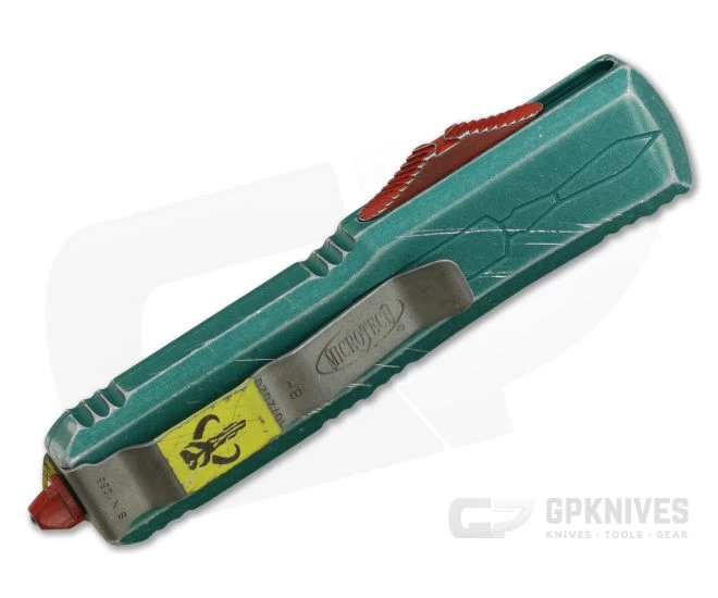 Microtech UTX-85 Bounty Hunter Partially Serrated Apocalyptic Tanto OTF Automatic Knife 233-11BH 2 Microtech UTX-85 Bounty Hunter Partially Serrated Apocalyptic Tanto OTF Automatic Knife 233-11BH - Image 2