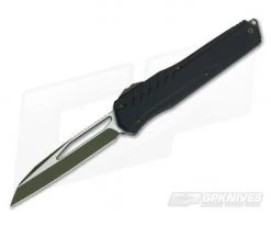 Microtech Cypher MK7 S/E Green Standard Wharncliffe OTF Automatic Knife 241M-1GRB