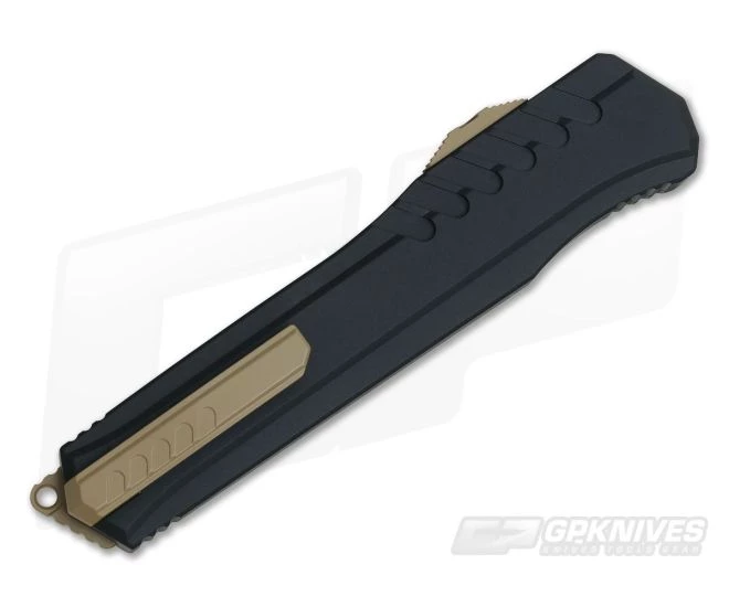 Microtech Cypher MK7 S/E Tan Standard Wharncliffe OTF Automatic Knife 241M-1TNB 2 Microtech Cypher MK7 S/E Tan Standard Wharncliffe OTF Automatic Knife 241M-1TNB - Image 2