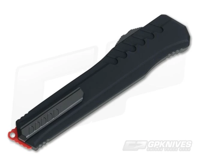 Microtech Cypher MK7 D/E Red Double Edge OTF Automatic Knife 242M-1RDBK 2 Microtech Cypher MK7 D/E Red Double Edge OTF Automatic Knife 242M-1RDBK - Image 2