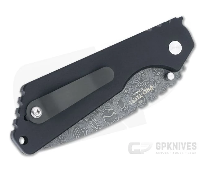 Protech Strider SnG Nichols Stainless Damascus Camo G10 Top Automatic Knife 2436-DAMASCUS 2 Protech Strider SnG Nichols Stainless Damascus Camo G10 Top Automatic Knife 2436-DAMASCUS - Image 2