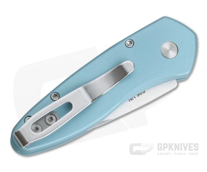Protech Knives Sprint Teal California Legal Auto MOP Button Stonewashed S35VN 2905-TEAL 2 Protech Knives Sprint Teal California Legal Auto MOP Button Stonewashed S35VN 2905-TEAL - Image 2