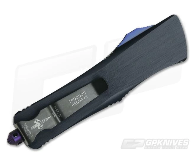 Marfione Custom Troodon Recurve M390 Two-Tone Dark Matter Purple Haze Hardware #014 2 Marfione Custom Troodon Recurve M390 Two-Tone Dark Matter Purple Haze Hardware #014 - Image 2