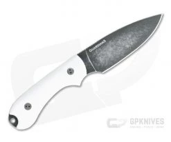 Bradford Knives Guardian3 Full Flat GPK Exclusive 3D White G10 Nimbus 3V Fixed Blade Knife -Limited Edition Knives Sales 2022 3fh 100n 3v 3