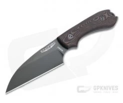 Bradford Knives Guardian3 Wharncliffe LTD 3D Chocolate/Red Richlite Black DLC M390 Fixed Blade