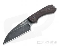 Bradford Knives Guardian3 Wharncliffe LTD 3D Chocolate/Red Richlite Nimbus M390 Fixed Blade