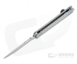 Enrique Pena Custom Pena-Song Satin CPM-154 Hole Milled Titanium Butterfly Knife w/ Steel Flame Clip -Limited Edition Knives Sales 2022 4228 3