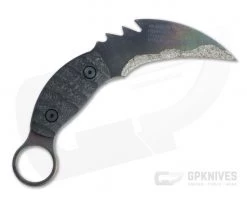 Mick Strider Custom PS Karambit Strike Plate Titanium Carbon Fiber Fixed Blade Knife 4449 -Limited Edition Knives Sales 2022 4449 3