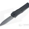 Marfione Custom Combat Troodon D/E DLC Satin M390 Hefted Black Alloy OTF Automatic Knife 4619
