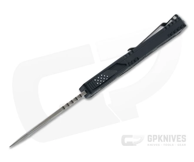 Heretic Custom Colossus Tanto #053 Hand Ground Vegas Forge Damascus Lizard Inlaid OTF Automatic 4622 3 Heretic Custom Colossus Tanto #053 Hand Ground Vegas Forge Damascus Lizard Inlaid OTF Automatic 4622 - Image 3