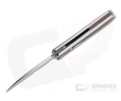 Enrique Pena Custom Swayback Wharncliffe Bolstered Burlap Micarta Front Flipper 4626 -Limited Edition Knives Sales 2022 4626 3