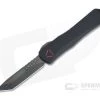 Heretic Knives Predator Manticore-E Tanto Set Battleworn DLC Red Camo Carbon Fiber OTF Automatic 4677